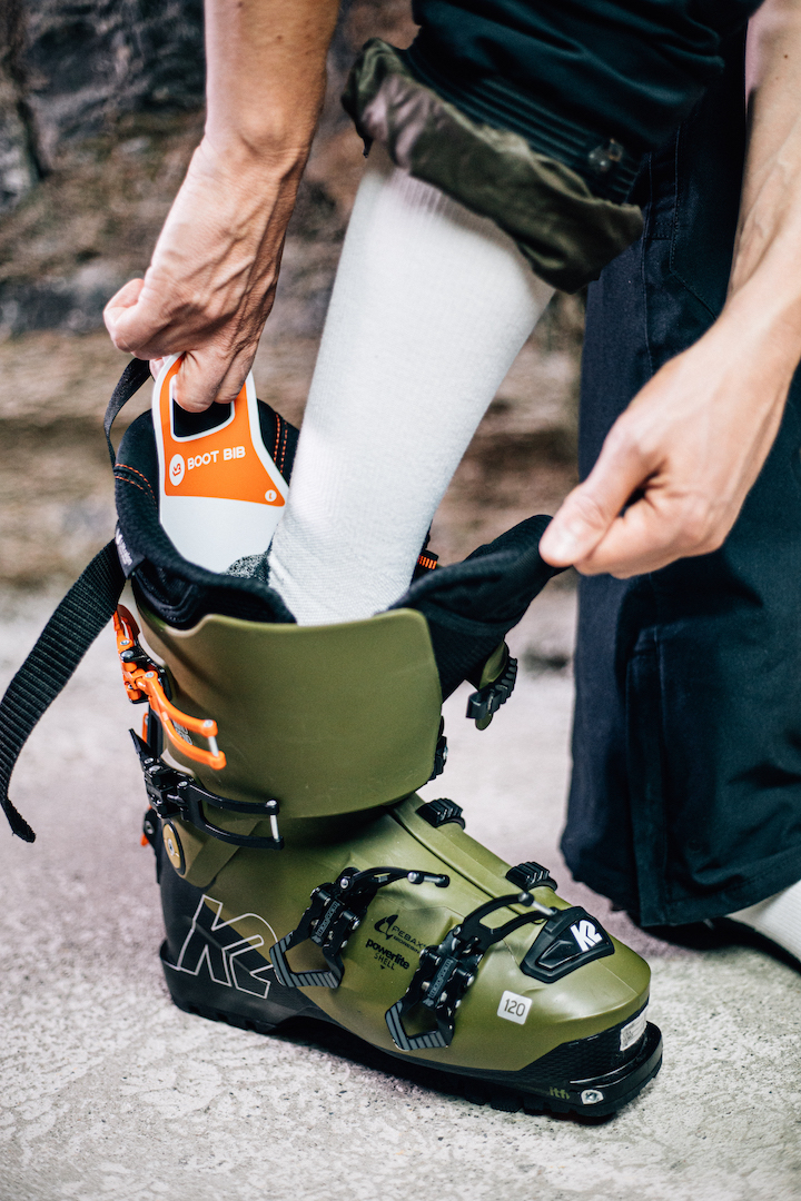 Boot Bib Senior in use