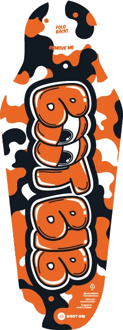 Boot Bib Junior Camo Orange