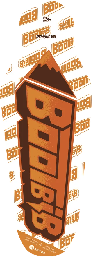 Boot Bib Senior Retro Orange